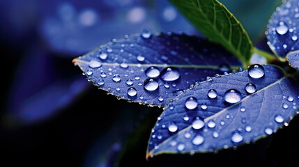 leaf leaves blueberry blue