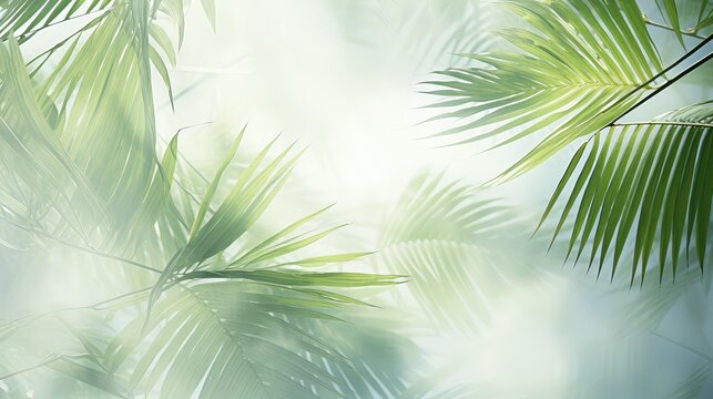 nature leaves coconut background