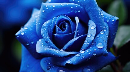 unfurl blue rose