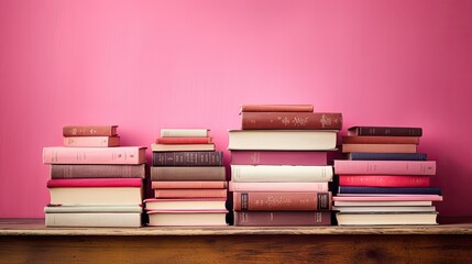 romance books pink