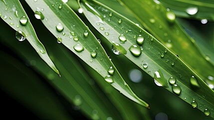 dew bamboo leaf