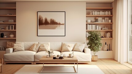 comfortable simple home interior