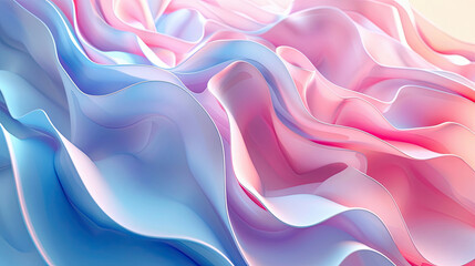 Obraz premium Abstract colorful silk waves background