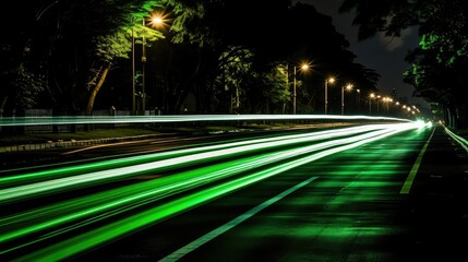 cars green light traffic