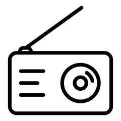 Radio icon. Icon about podcasts