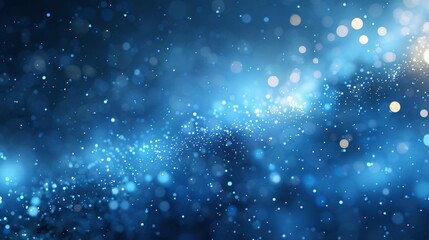 Fototapeta premium Blue Abstract Particle Business Technology Background