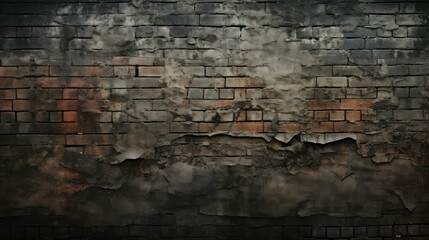 Obraz premium crumbling dark distressed background