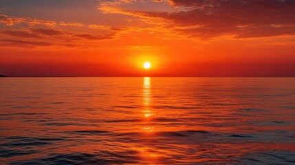 Obraz premium sky orange sun