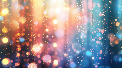 Abstract bokeh lights background