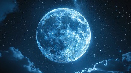 night space light background sky moon astronomy universe blue dark star planet moonlight
