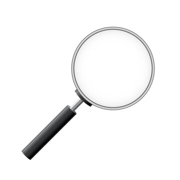 Beautiful illustration of a loupe with magnyfying glass on transparent background.