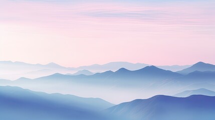 Fototapeta premium mountain pastel lines