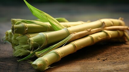 Fototapeta premium fresh bamboo shoots