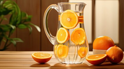Naklejka premium zest fresh orange fruit