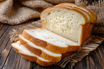 Sliced ​​toasted bread.