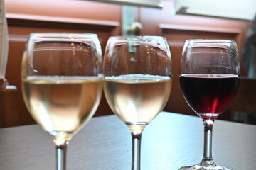 3種のワイン飲み比べ