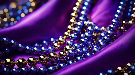 frame purple mardi gras background