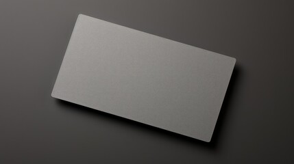 minimalist grey business card