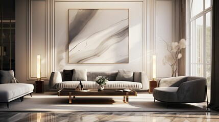 sleek blurred interior designer logo