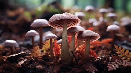 Fototapeta premium edible object champignon mushroom