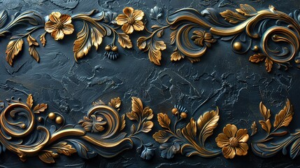 decorative design texture vintage background art style pattern retro old wall ornate antique