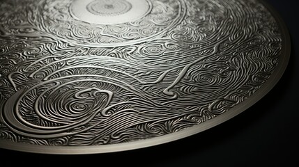 luxurious silver foil texture
