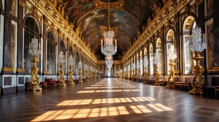Obraz premium tapestries versailles interior