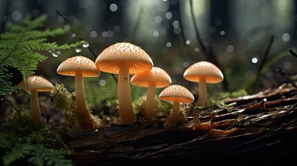 Fototapeta premium fungi object champignon mushroom