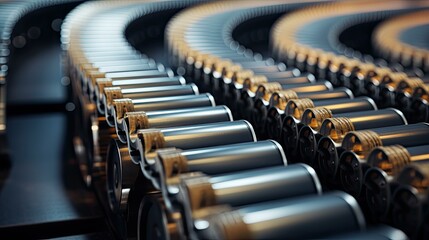 Obraz premium s storage conveyor belt