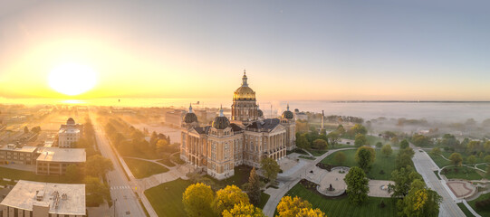 Des Moines, Iowa at Dawn