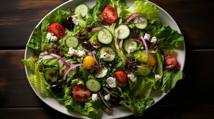 tomatoes field lettuce salad