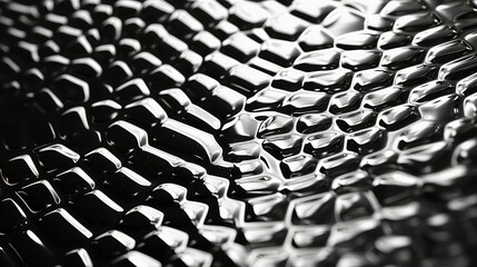 Obraz premium reflective silver textures