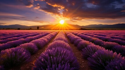 Fototapeta premium en purple and gold