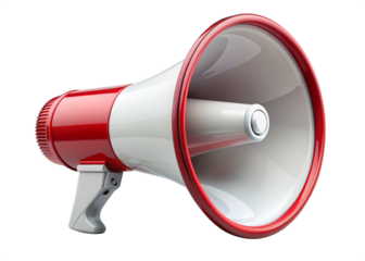 megaphone on transparent background