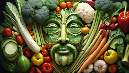 Vegetables face