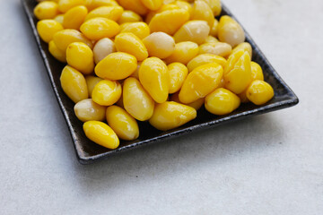 Boiled ginkgo nuts, ginkgo seeds