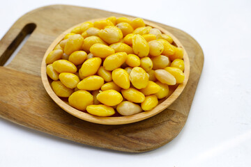 Boiled ginkgo nuts, ginkgo seeds