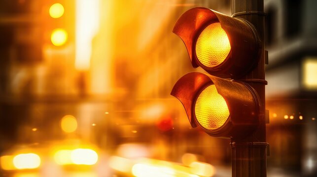 signal yellow stoplight