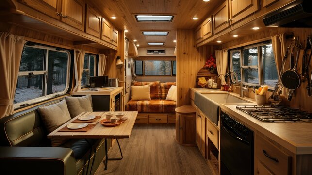 plush rv interior