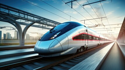 Fototapeta premium high transit technology