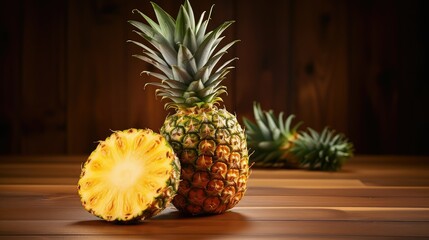 yellow object pineapple fruit