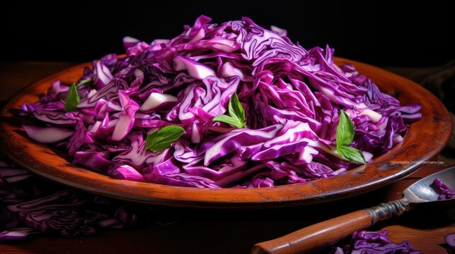 purple red cabbage vegetable