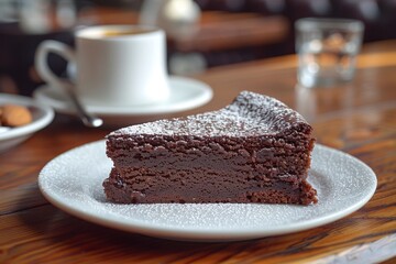 Torta Caprese: A flourless chocolate and almond cake, often dusted with powdered suga