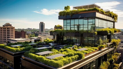 Obraz premium green reduce your carbon footprint