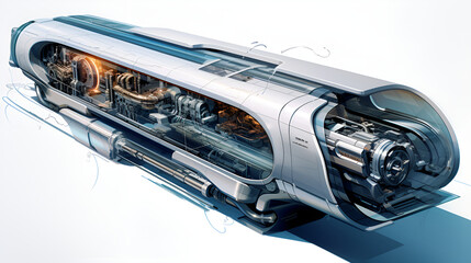 electric car headlight