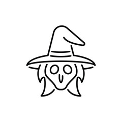 Witch vector icon