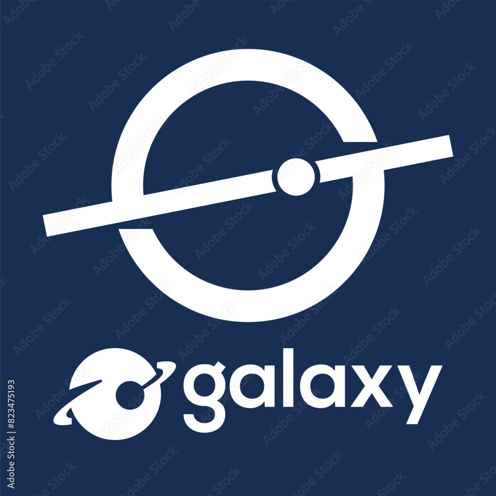 Canvas Prints galaxy icon vector design illustration