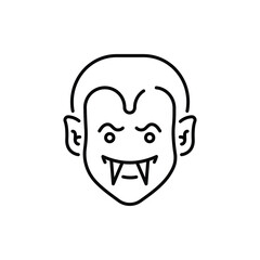 Vampire vector icon