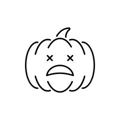 Pumpkin vector icon