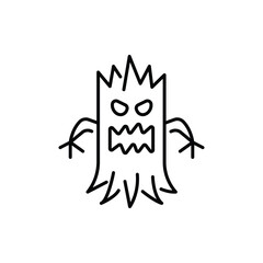 Hunted Tree vector icon